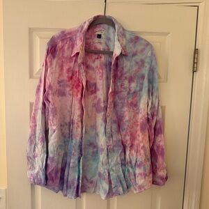Specialty Tie Dyed Button Down Shirt
